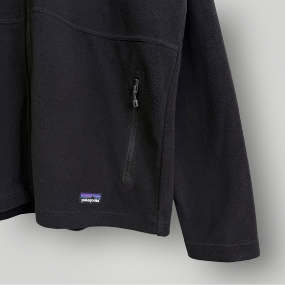 PATAGONIA Micro Synchilla Jacket Sz L Black - Picture 6 of 9